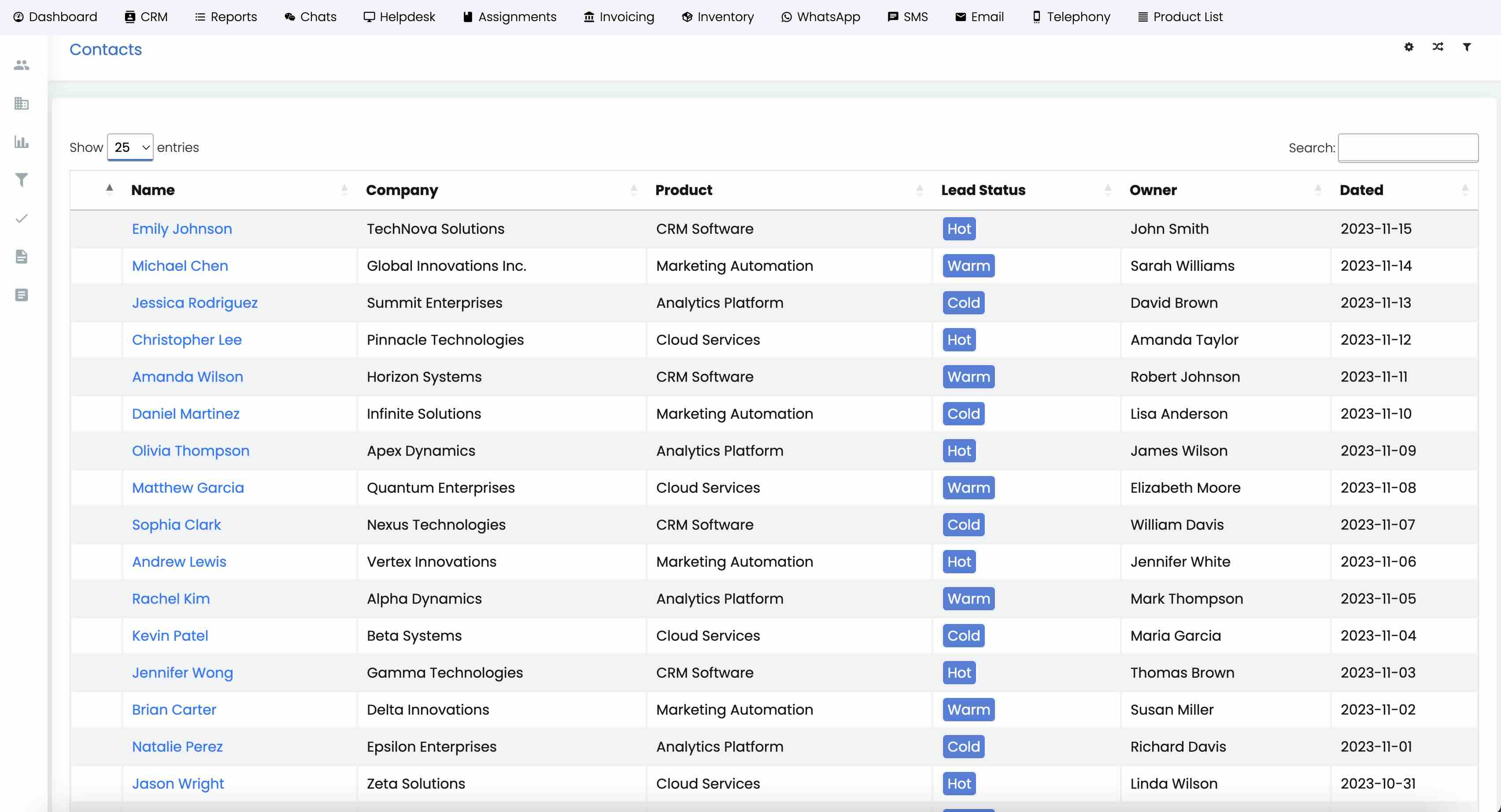 CRM Contacts