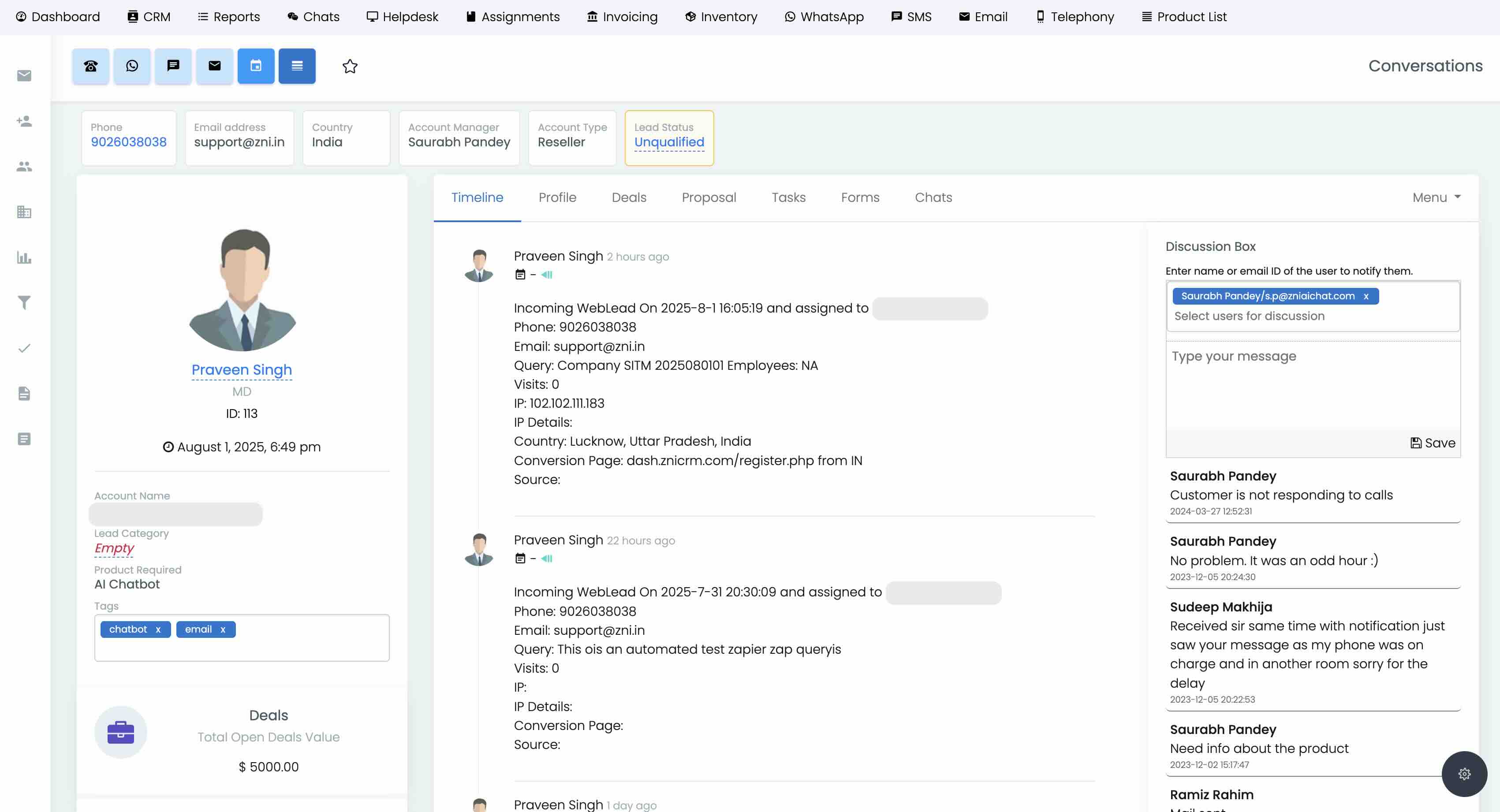 CRM Contacts